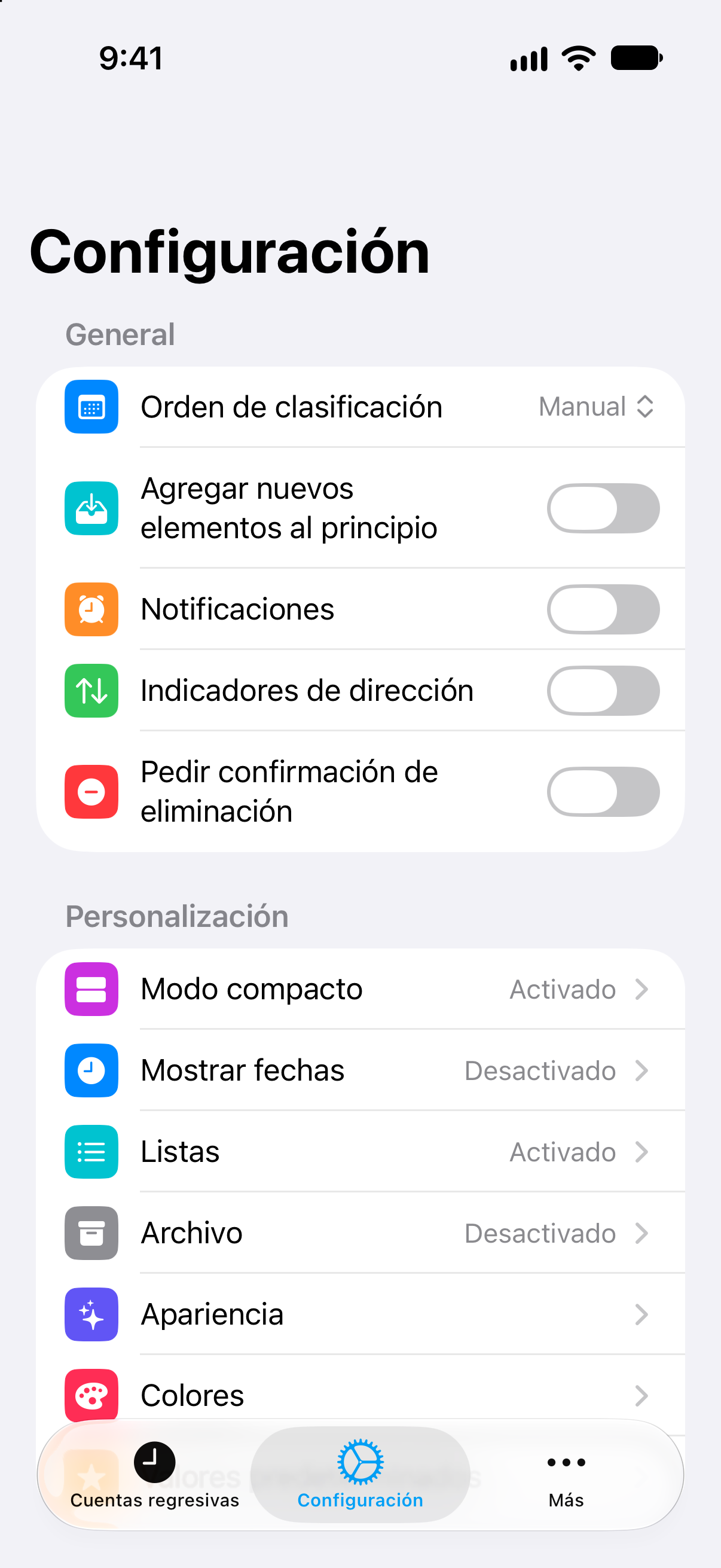 Configuración de Contadores con acceso a Pro de por vida.